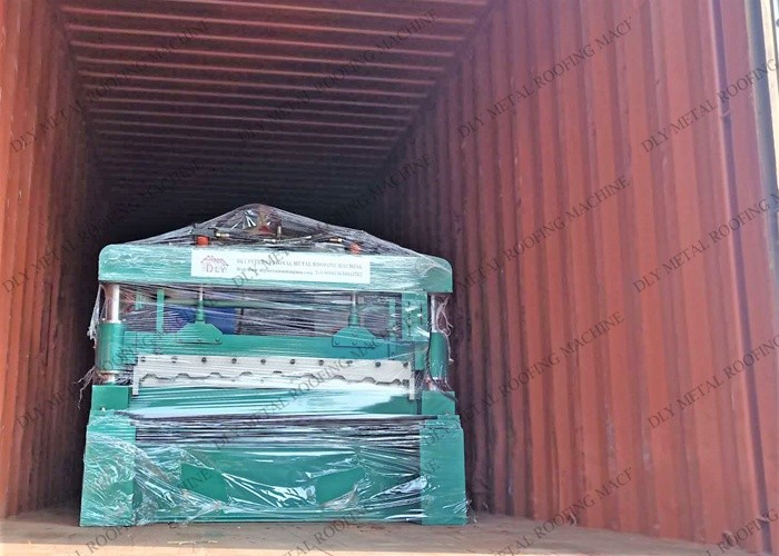 Hydraulic 5.5kw Corrugated Iron Making Machine 50HZ Glazed Tile Forming Equipment