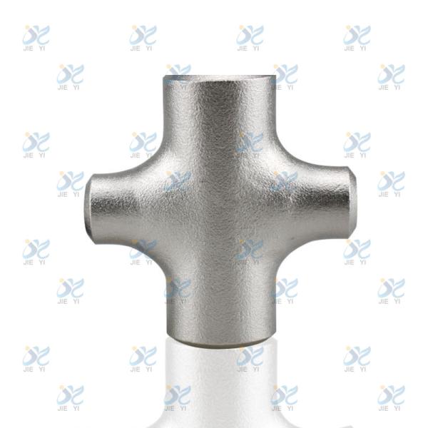 Stainless steel forged high-pressure pipe fittings, welded four-way stainless