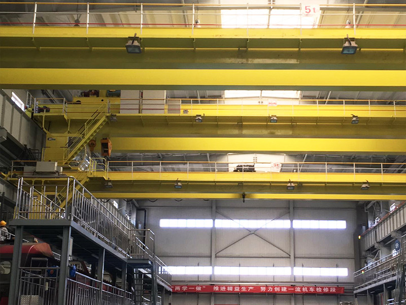 Remote Control A5 A6 Double Beam Bridge Crane For Workshop FEM 2M