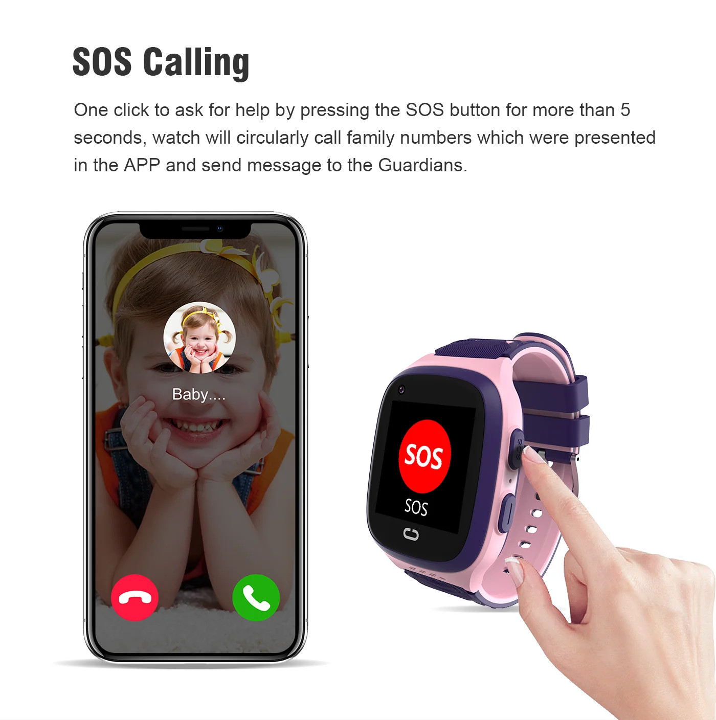 4G Kids Waterproof WiFi GPS Play Zoom Smart Watch Video Call Monitor