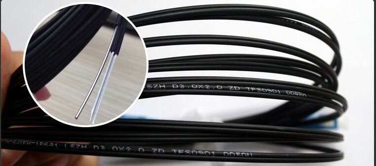LSZH G657A2 Outdoor FTTH Drop Cable GJYXCH 1/2/4 Core FRP