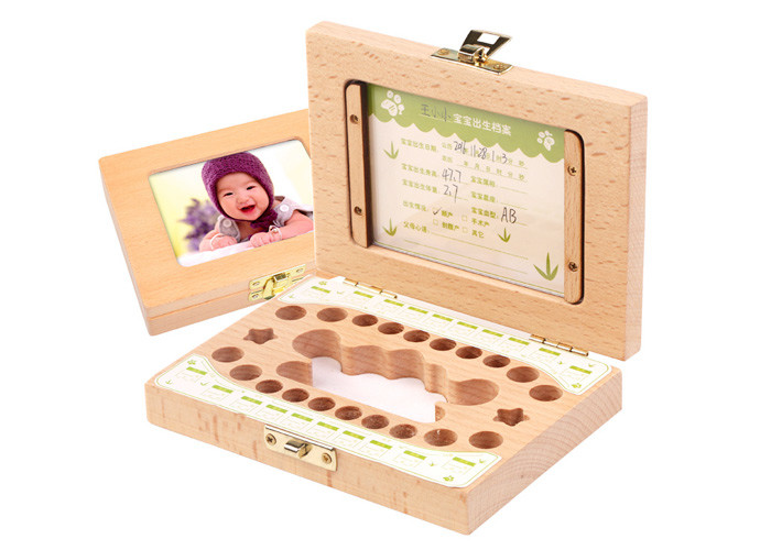 Baby Hair Deciduous Tooth Keepsake Box Souvenir Gift Teeth Preservation Box