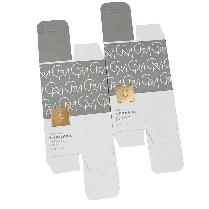 Luxury Coated Paper Facial Cleanser Cosmetics Packaging Box Free Sample Quick Production Time