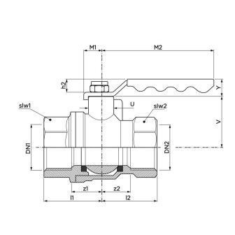 Nickeled 1 2 Brass Ball Valves INOB100 Full Female Thread 1 2 Inch Sharkbite Valve