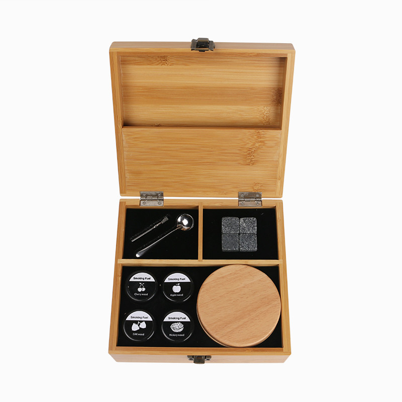 Laser Logo Bar Tools Entertainment Smoking Saucer Set Smoketop Cocktail Smoker Kit