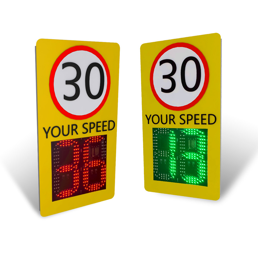 150M Detection Solar LED Radar Speed Sign with Wireless Communication