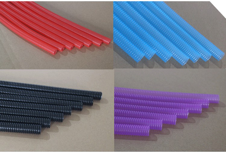 45mm Shisha Hookah Hose / Air Conditioner Hose Corrugated Pipe Making Machine