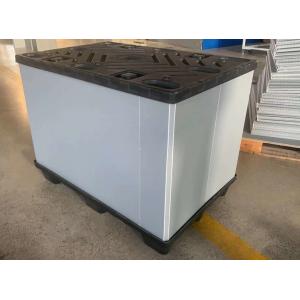 Foldable Plastic Turnover Box Stackable Pallet Sleeve Box Rectangular