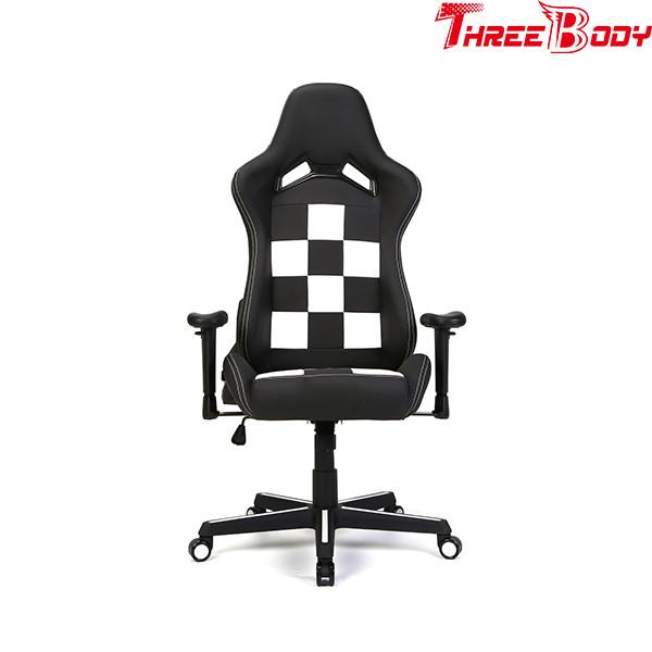 PU Leather Seat Gaming Chair With Wide Armrests High Loading Capacity 350lbs