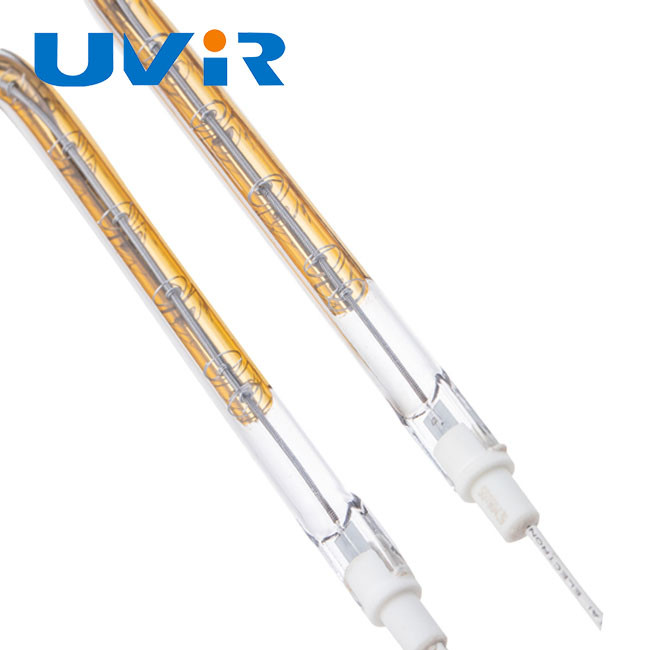 1600W Ring Infrared Lamps , Gold Reflector ROHS Infrared Heating Tubes
