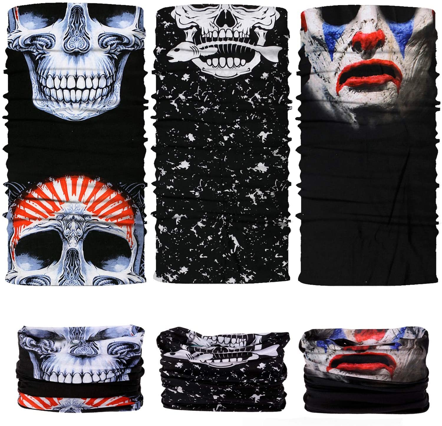 Sports Cooler Short Spandex Face Mask Tube Bandana