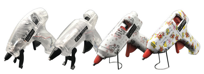 Electric Anti-drip Hot Melt Glue Gun Mini 7mm 11mm wtih Stands for kids Children hobbies DIY material tools UL ROHS PSE