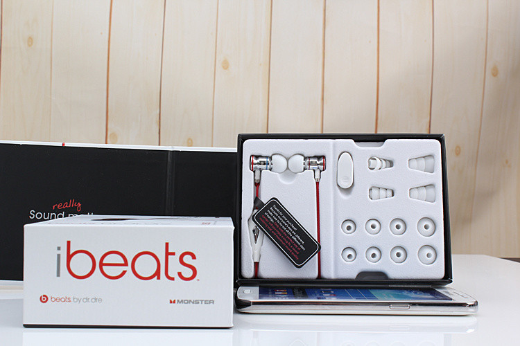 Retail Monster by Dr Dre iBeats In Ear Headphones Earphones-White made in china grgheadsets-com.ecer.com