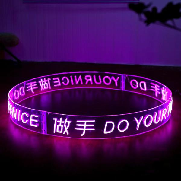DIY Cable Installation LED Neon Flex Strip Lights for Smooth Lighting and Indoor