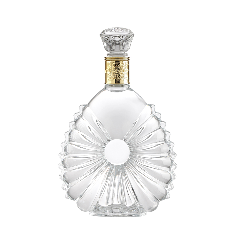 500ml Top Grade Clear Glass Bottle Whisky for Customized