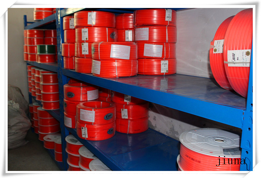 Orange smooth PU Polyurethane Round Belt / 10mm power transmission belts