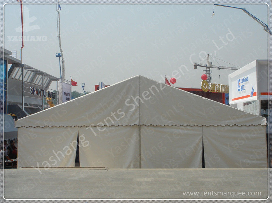 White Fabric Cover Aluminium Frame Marquee Temporary Outdoor Event Tent Rental