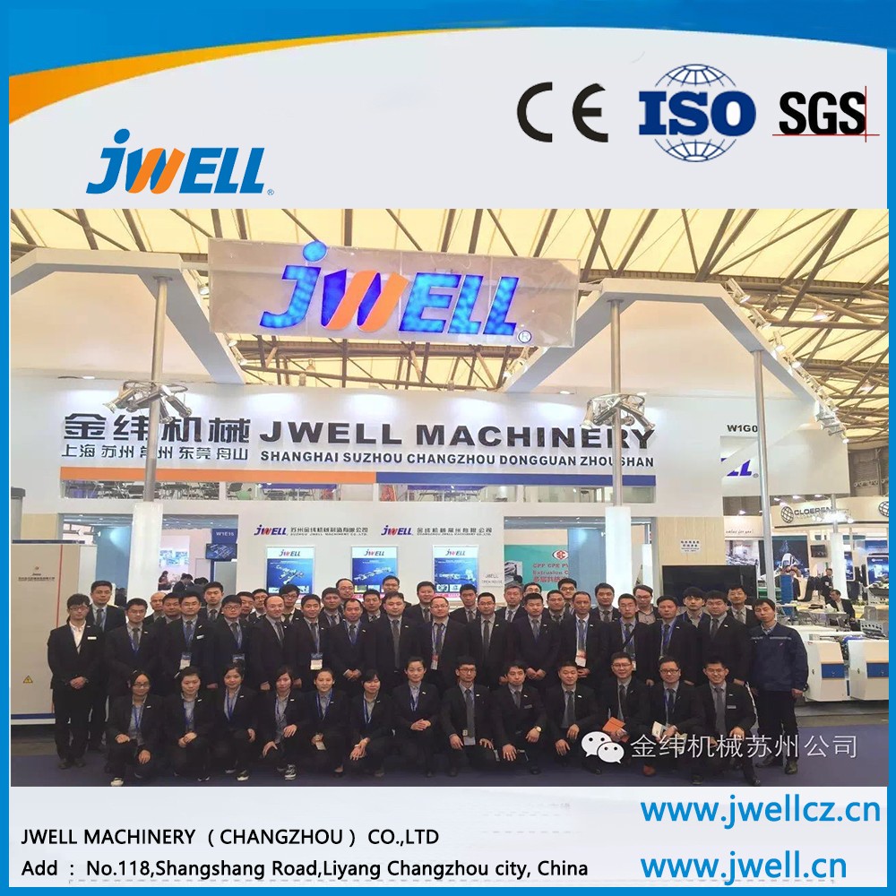 Jwell PVC Free Foaming/UV Lmitation Marble Board Extrusion Line