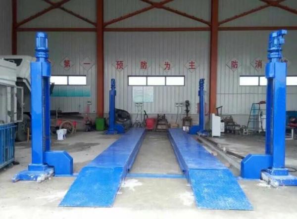 20T 4 Post Lift Bus Truck Lift Screwup With Chain And Runway Truck Hoist Bus