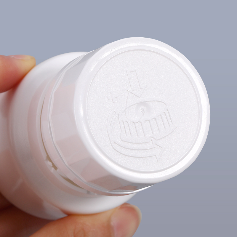 30ml HDPE Pill Vitamin Reagent Bottles With Childproof Cap and Desiccant for Sealing Type