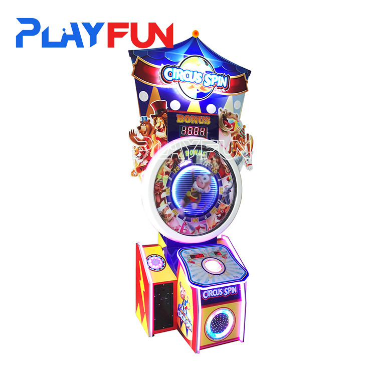 Playfun Coin Operated game machine Circus Spin Smart Lottery Ticket Arcade Redemption Game