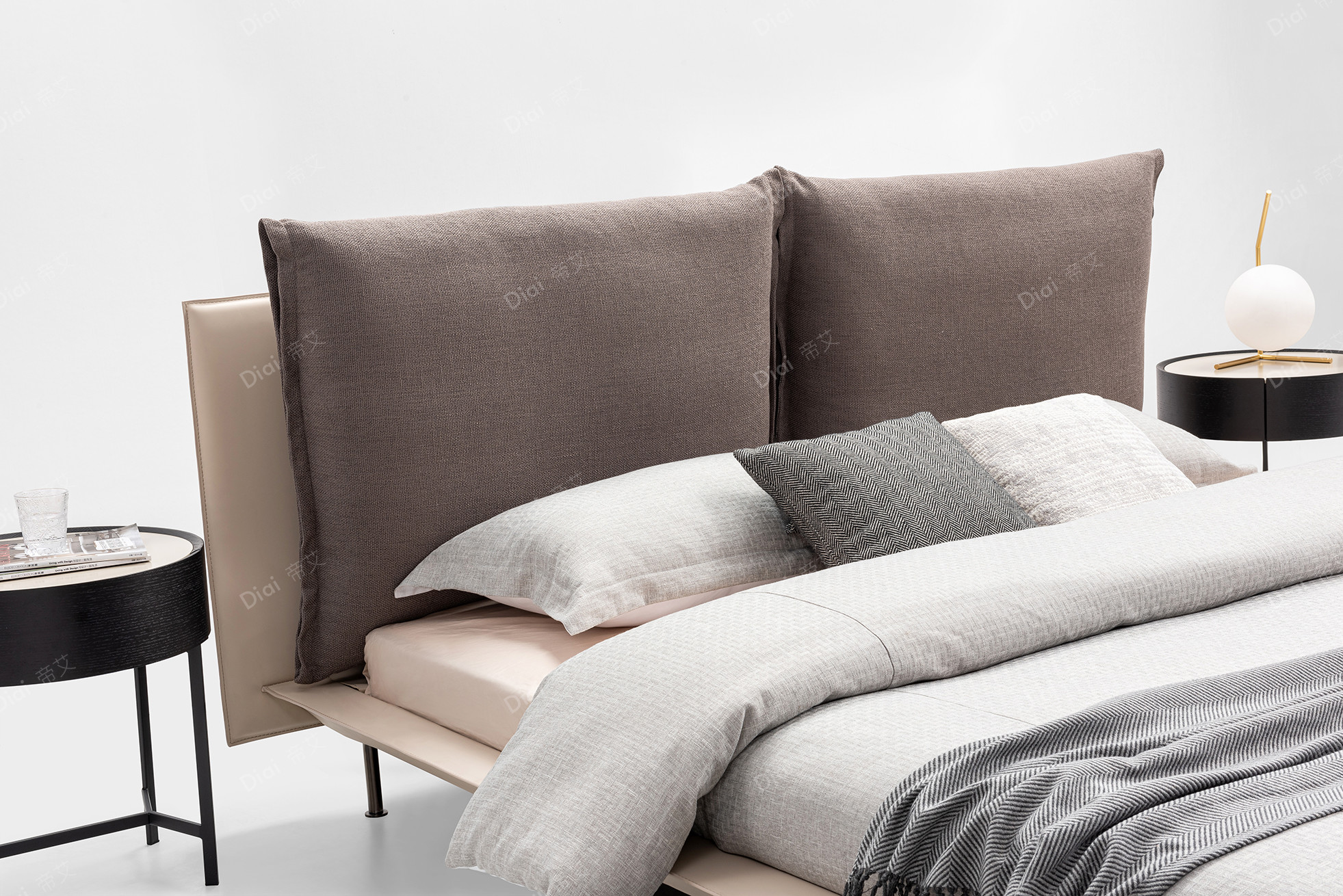 Modern Design Leather Bed Modern Design King Size Bed bedroom Furniture