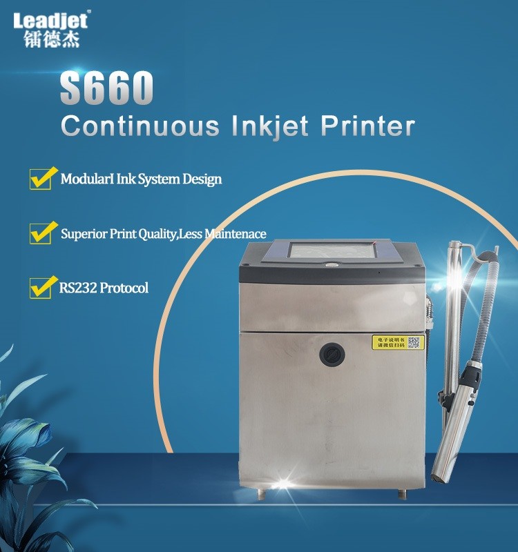 S660 Industrial Inkjet Printer Tube Pipe Bottle Date Printer