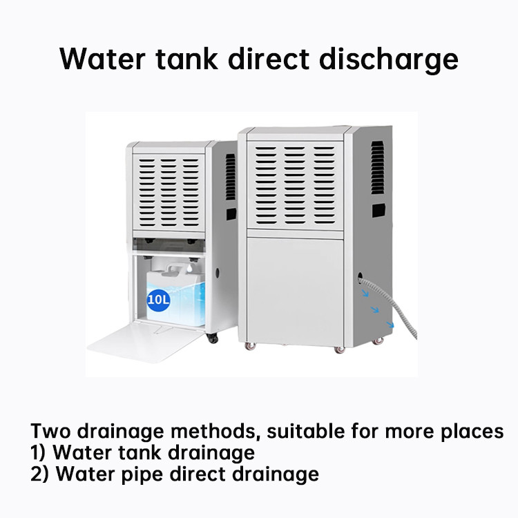 138L/D Large Capacity Portable Dehumidifier Moisture Remover with Imported Compressor for Basement Living Room