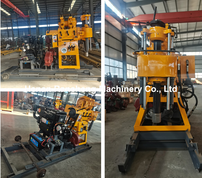 Versatile Small Borehole Drilling Rig For Depths Up To 200m With Hydraulic System