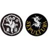 Buy cheap 7.6cm Logo Embroidery Patch Farbric Iron On Badges For Shoes Vests from wholesalers