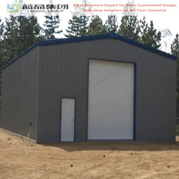 Prefabricated Green Steel Structural Building Workshop Warehouse Building Garage