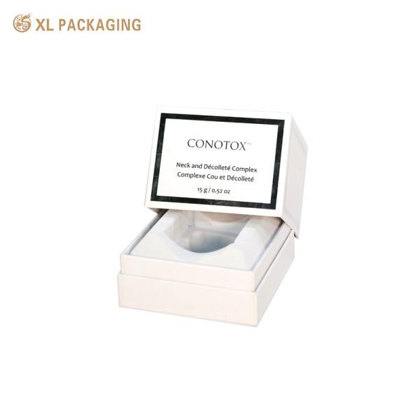 Quality Luxury Custom Cosmetic Box Shockproof Foam Insert Transparent Window Easy Unboxing Design Protect Fragile Products Elevate Unboxing For Beauty Enthusiasts for sale