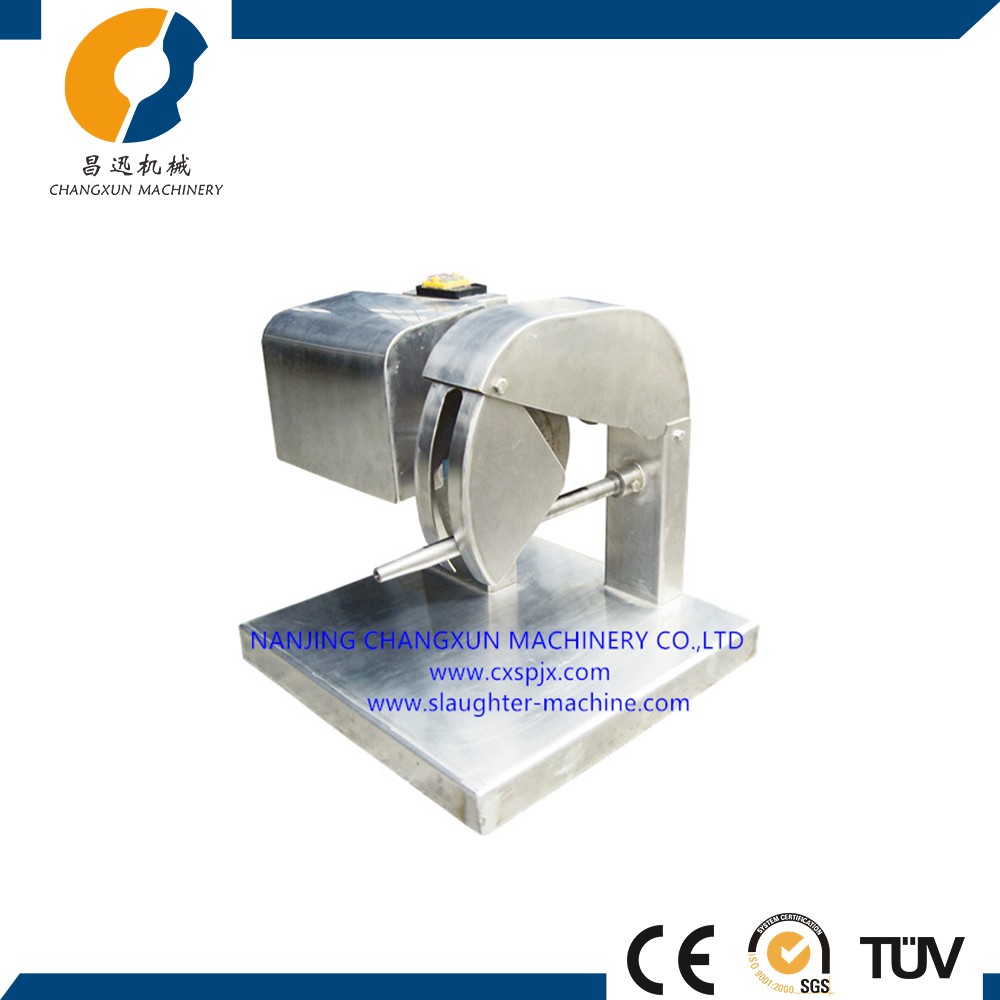 Automatic Chicken Cutting Machine 0.75KW Poultry Butchering Equipment