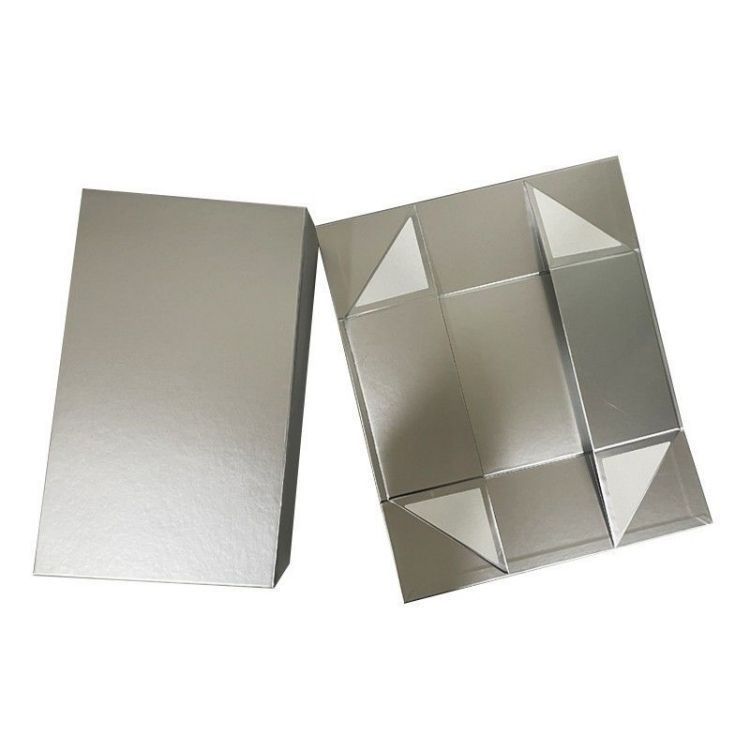 Qingdao Custom Luxury Magnetic Folding Packaging Box Gift Carton Cardboard Paper Boxes for Garments Shoes Wigs Cosmetics Hair Extension Jewellery Jewelry