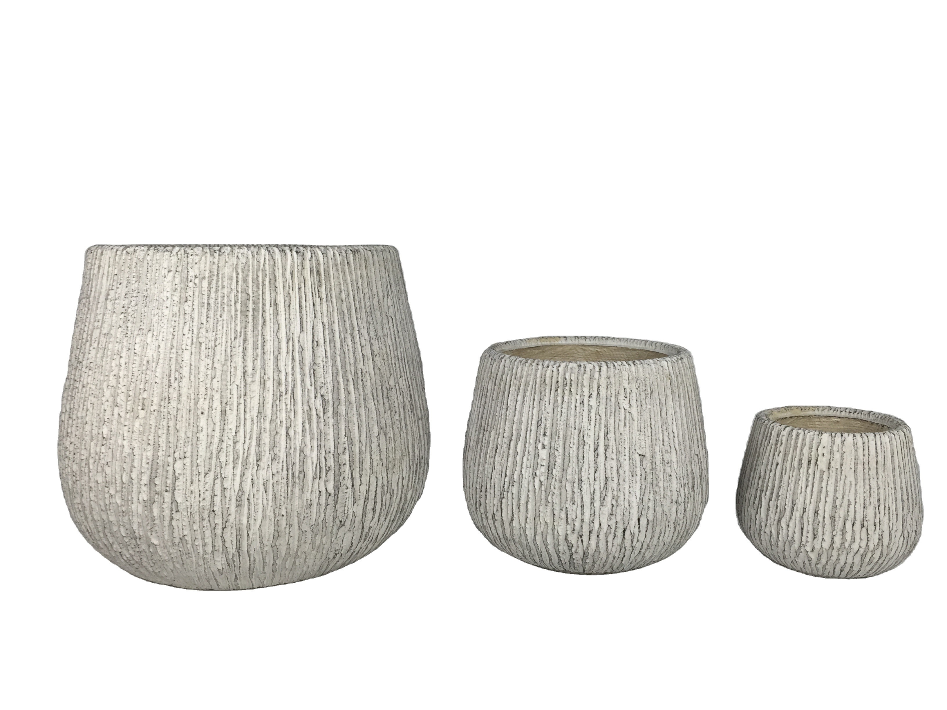Outdoor Decor Fiber Clay Planters Durable And Stylish Designs