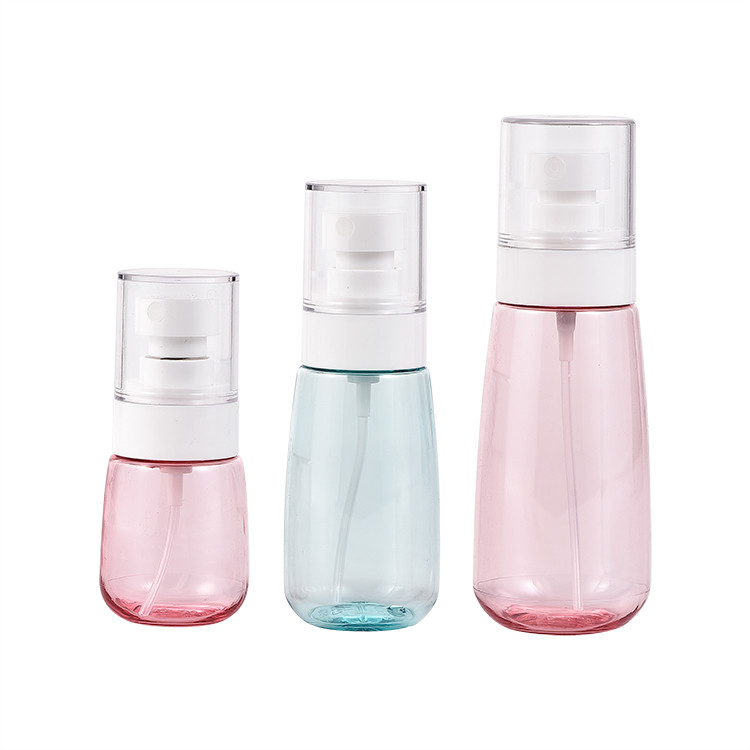 Continuous Fine Mist Spray Bottle 2 Oz 4 Oz 8 Oz 30ml 60ml 100ml PETG Plastic