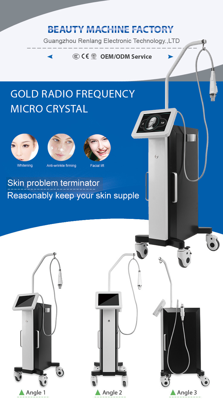 Micro Crystalline Beauty Skin Rejuvenation Machine Vertical RF Radio Frequency 240v