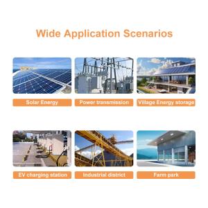 Remote Monitoring and Control 1mw 2mw 3mw Solar Energy Storage System with 400