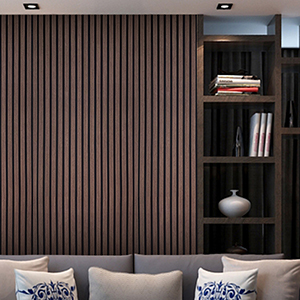 Office Studio Akupanel Wooden Slatted Sound Absorbing Proofing Boards Ceiling Pet Wood Slat Wall Soundproof Acoustic Panels