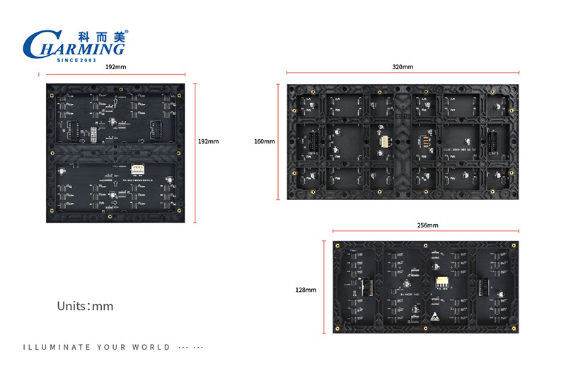 4MM High Refresh Wall Mount Indoor LED Display Modules For KTV Bar Wall Decoration