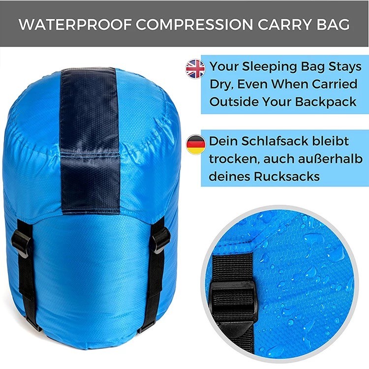 Lightweight 1.5kg Mummy Polyester Sleeping Bag