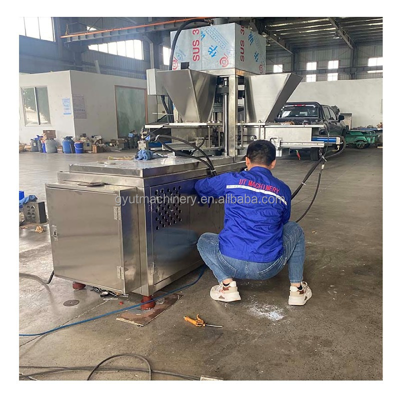 2024 Pneumatic Bath Fizzer Press Machine for Automatic Shrink Wrap of Bath Balls