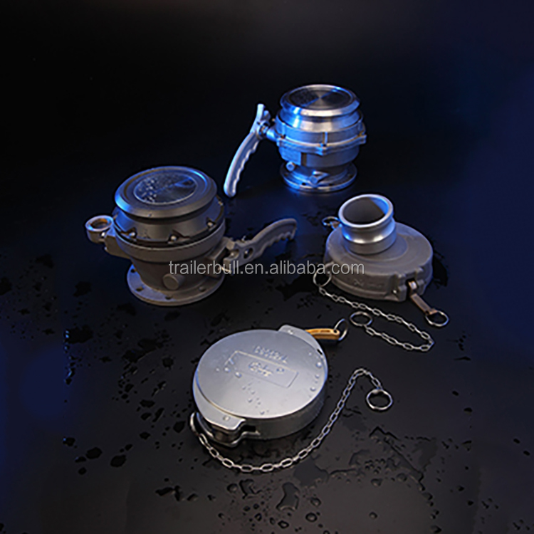 Aluminum Alloy 100mm 4 Inch Oil Tanker Truck And Trailer API Adaptor Valves For Tanker Discharge System
