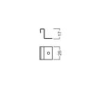 XM-A073 9mm Bracket for Octanorm Similar Beam Extrusion,Fittings of aluminum