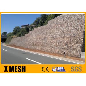 ASTM A974 PVC Coated Gabion Wire Mesh 80x120mm Protection Engineering