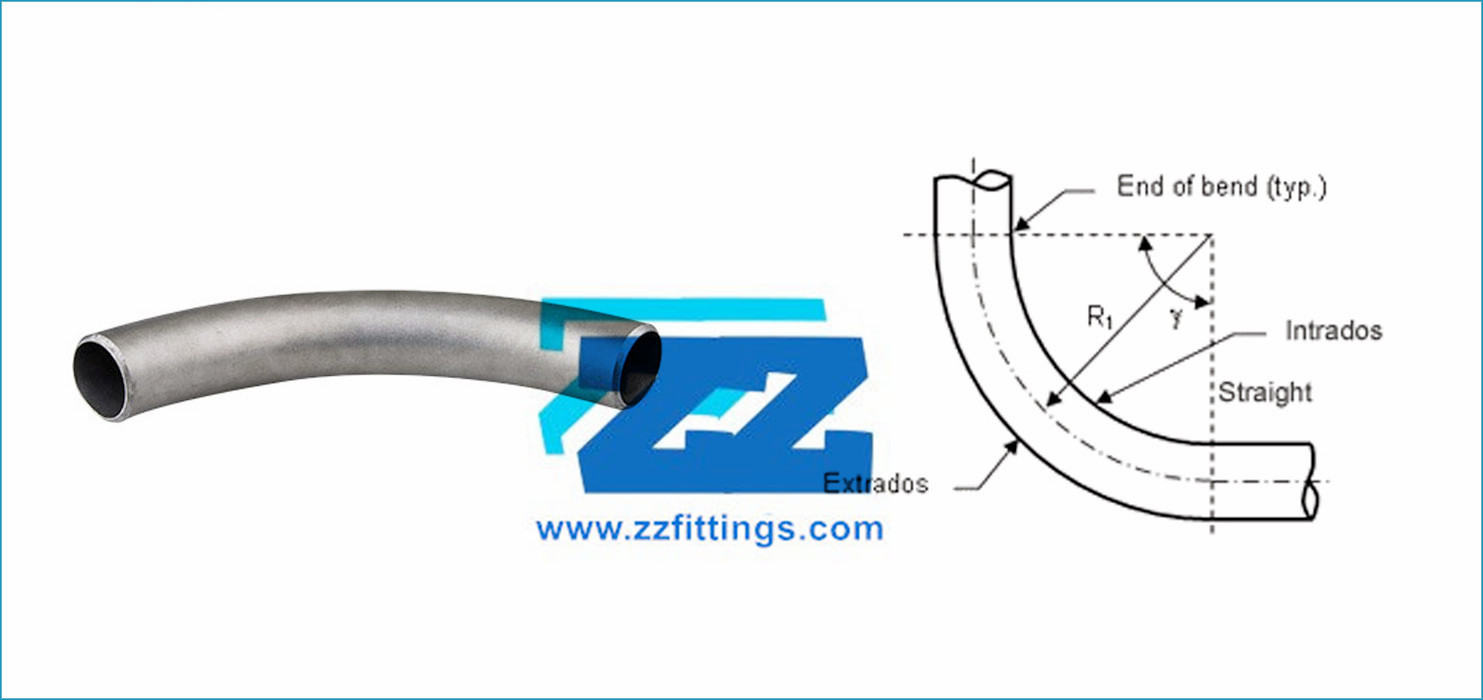 5D Bend Schedule 40 Steel Pipe Fittings 90 Degree Seamless ASTM A234 WP91