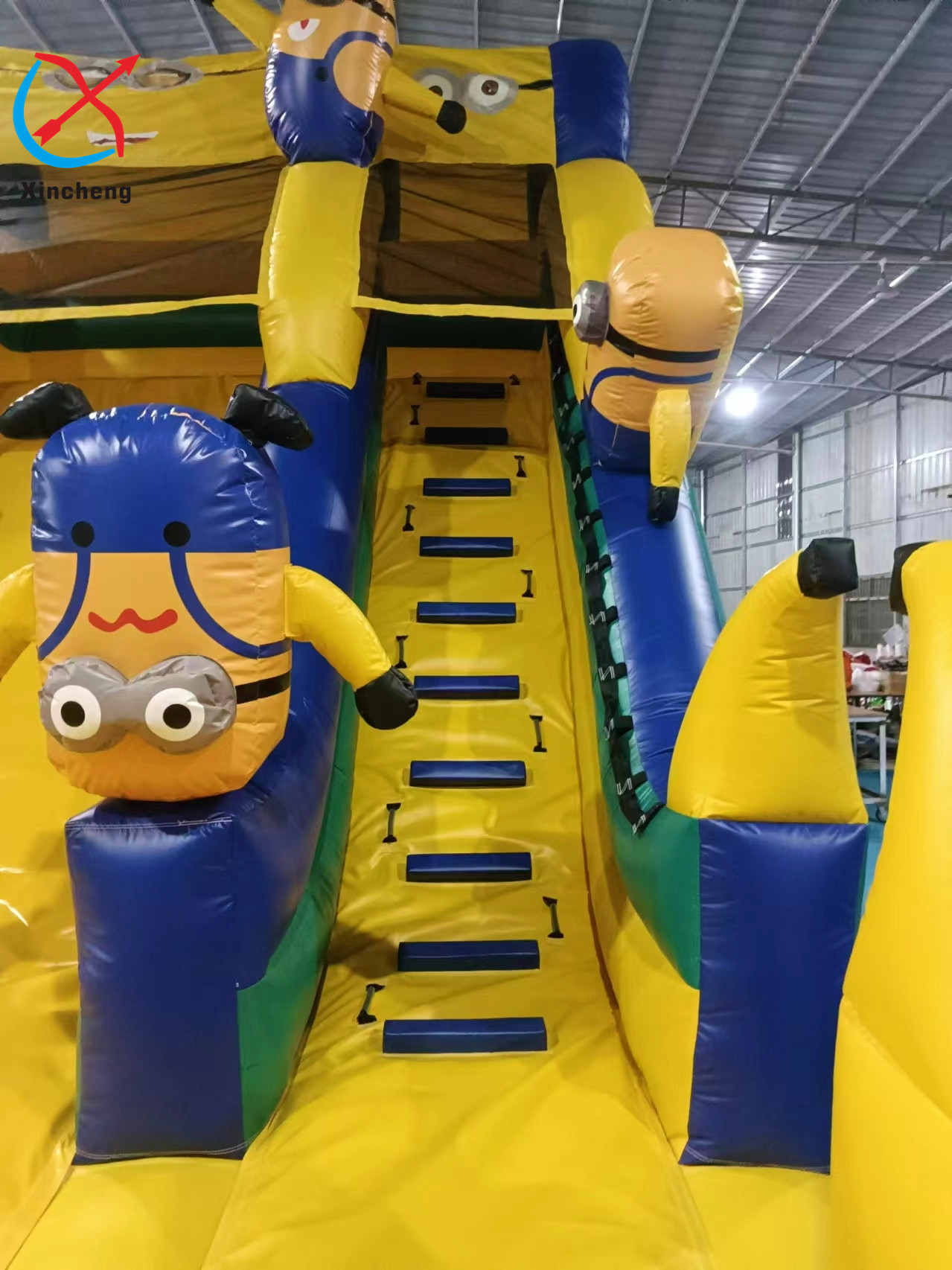 Commercial Minions Inflatable Slide Inflatable Dry Slides Outdoor