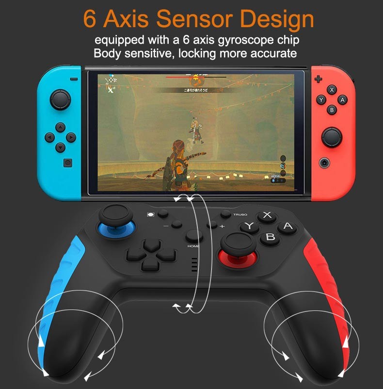 Dual Vibration NFC 0.3kg 7033 1.5h Joystick Game Controller