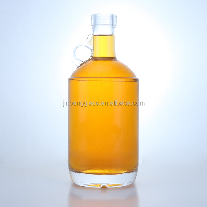 Acceptable Customer's Logo Luxury Glass Bottle for Vodka Whiskey Tequila Gin Brandy
