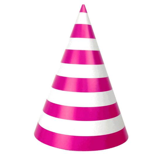 Hot birthday party paper hats printed polka dot wave pattern manufacturers